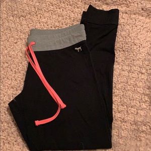 VS Pink black pj leggings